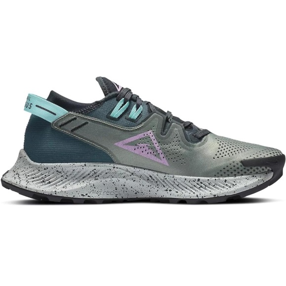 NIKE Air Zoom Pegasus Trail 2 Running Shoe - Spiral Sage & Atomic Teal - Picture 4 of 10